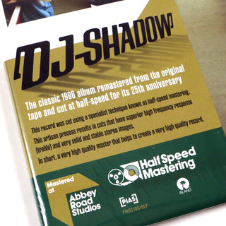 DJ Shadow: Endtroducing (Abbey Road Half-Speed Master) Vinyl 2LP
