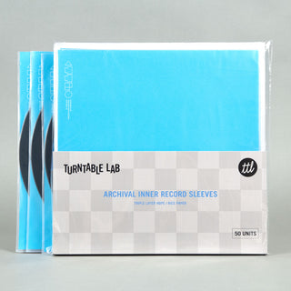 Turntable Lab: Archival Rice Paper Inner Record Sleeves - 50 Units