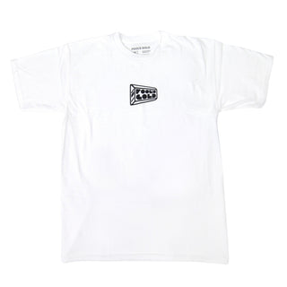 Fool's Gold: Micro Logo Shirt - White / Black