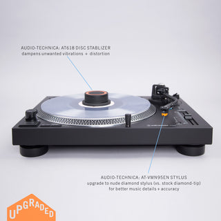 Audio-Technica: AT-LP120XUSB-BK Direct Drive Turntable