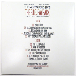 Amerigo Gazaway: The B.I.G. Payback - Biggie vs. James Brown Vinyl LP
