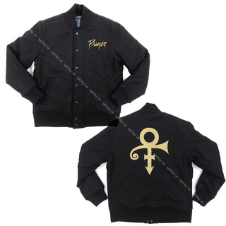 Prince: Symbol Varsity Jacket - Black