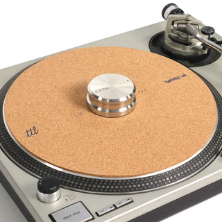 Turntable Lab: Cork Record Mat + Record Weight Bundle
