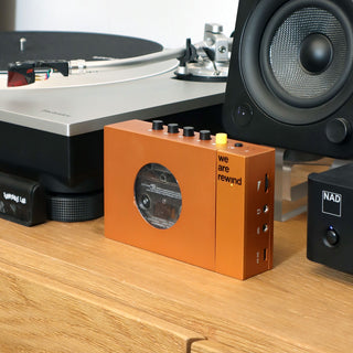 We Are Rewind: WE-001 Portable Cassette Player w/ Bluetooth
